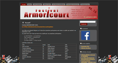 Desktop Screenshot of festival-armoricourt.com